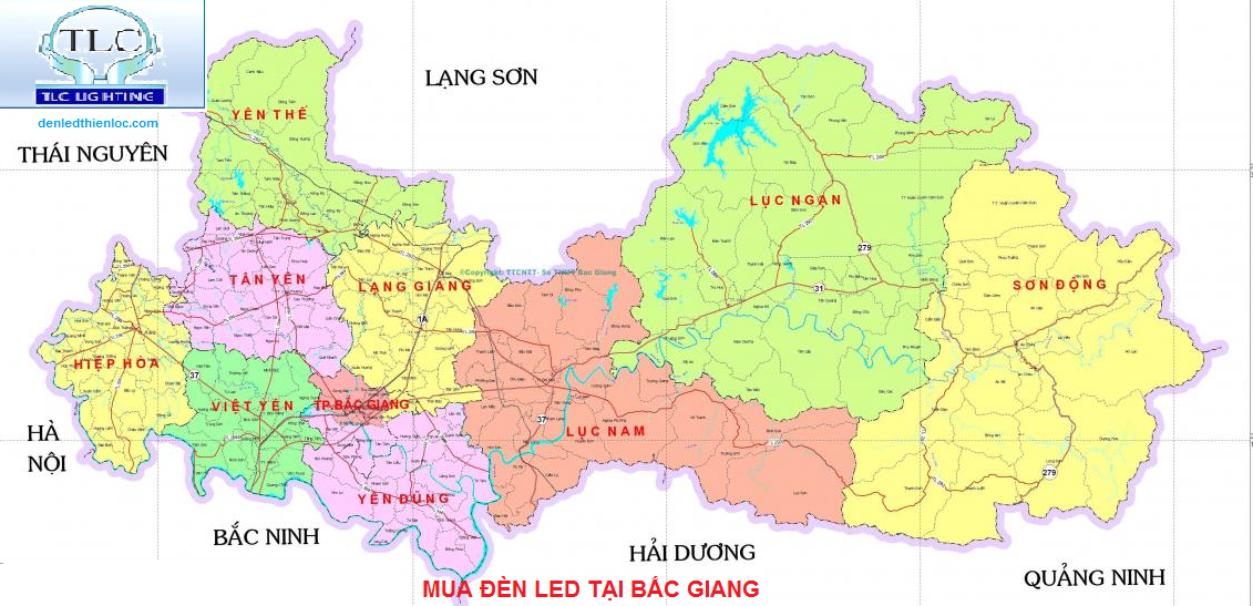 Đèn led tại Bắc Giang: Bán đèn led chiếu sáng, trang trí ở Bắc Giang