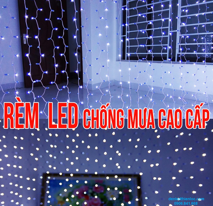 Đèn RÈM LED cao cấp chống ướt giá rẻ tại Hà Nội