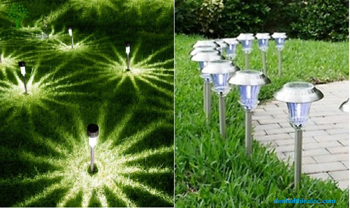 Các loại đèn trang trí sân vườn năng lượng mặt trời